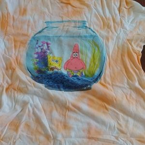 Tie dye SpongeBob t shirt